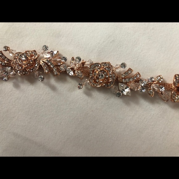 Bridal rose gold belt - Picture 7 of 10